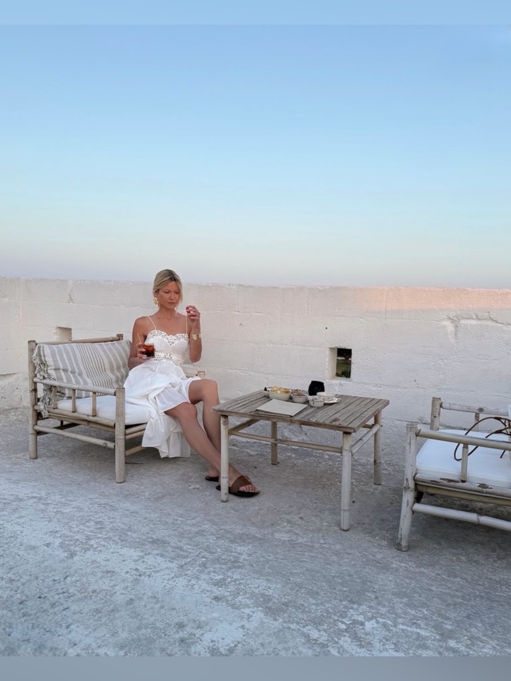 Zara White Lace Cotton Flowy Summer Bohemian Midi Dress - Picture 9 of 11